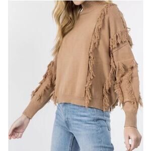 NWT Six/Fifty Women’s Sweater with Fringe